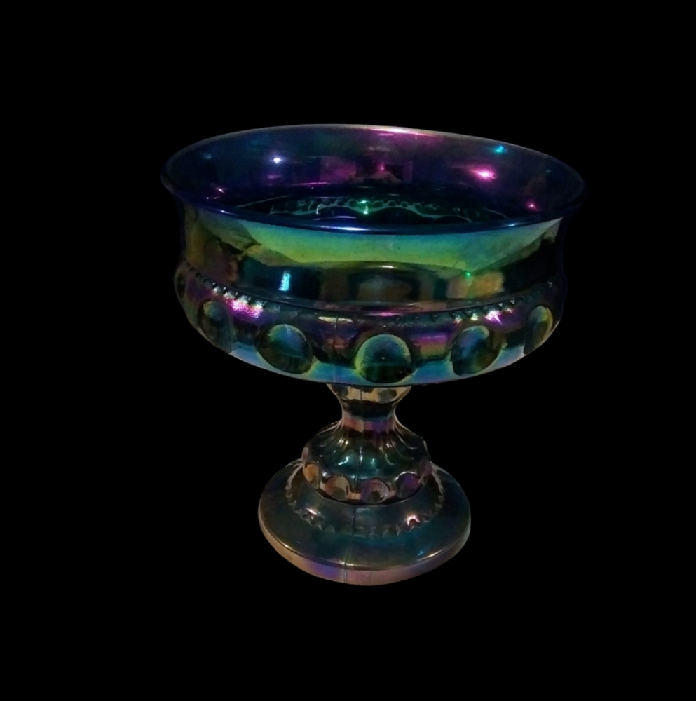 Indianna Carnival Glass 5" Wedding Bowl